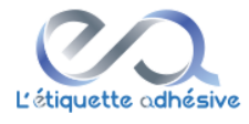 L'étiquette adhésive